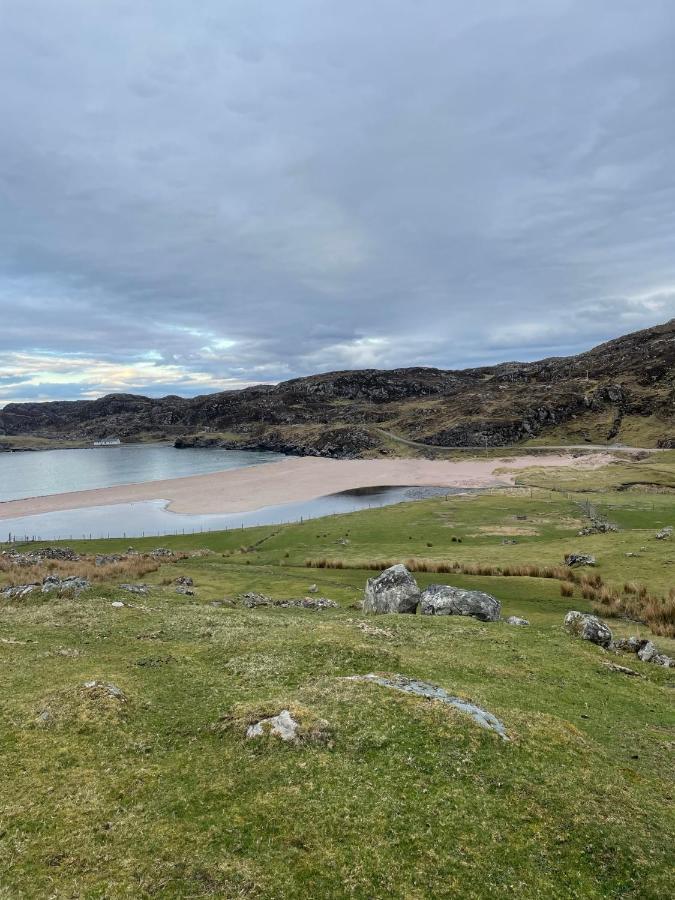 Sea View Cabin Clashnessie Exteriér fotografie